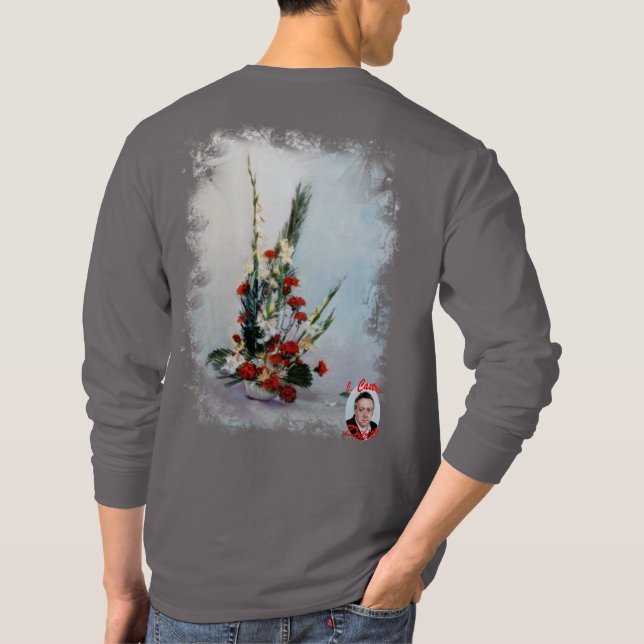 Camiseta Bodegón de flores (Verso)