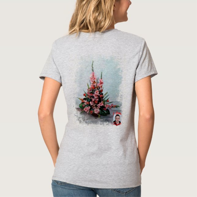 Camiseta Bodegón de flores (Verso)