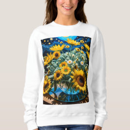 Camiseta Bodegón Flores y Noche 1 - 001