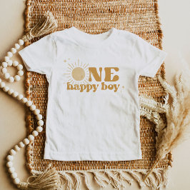 Camiseta BODHI Boho Sol Um Menino Feliz 1º Aniversário