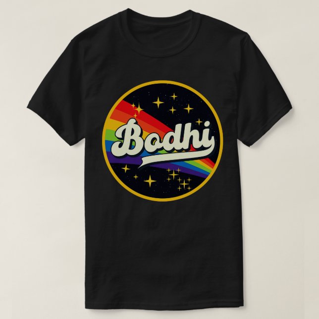 Camiseta Bodhi Rainbow No Space Vintage Style (Frente do Design)