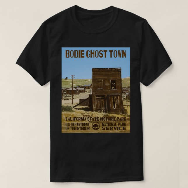 Camiseta Bodie Ghost Town State Park  (Frente do Design)