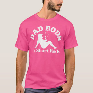 Camiseta Bods De pai E Rods Curtos 2 Lados