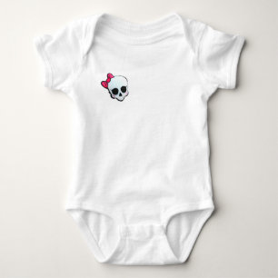Camiseta Body básico caveira