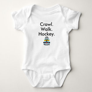 Camiseta Body de Bebê de Hóquei