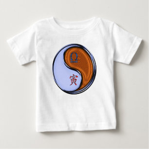 Camiseta Body de Bebê Libra & Tigre de Madeira