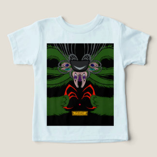 Camiseta Body de Bebê Monstro de Arte Sombria Única