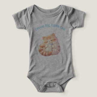 Camiseta Body de Bebê Sonhe Grande, Pequeno(a)