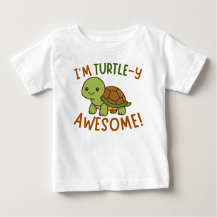 Camiseta Body de Bebê Tartaruga