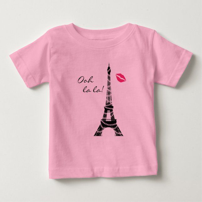 Camiseta Body de Tutu Paris Brilha (Frente)