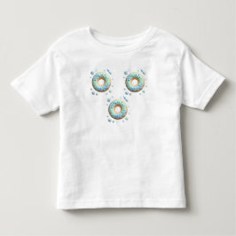 Camiseta Body Infantil Bebê Donut de Glacê Doce