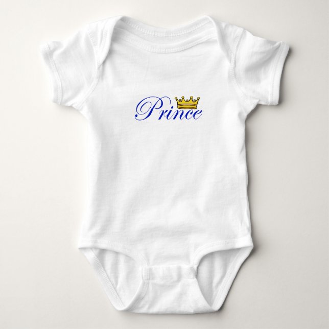Camiseta Body Macacão Príncipe (Frente)
