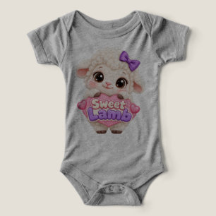 Camiseta Body Macacão Sweet Lamb Baby