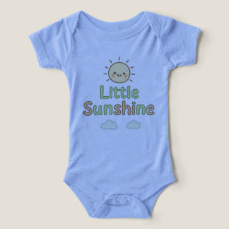 Camiseta Body Pequeno Bebê Verão Little Sunshine