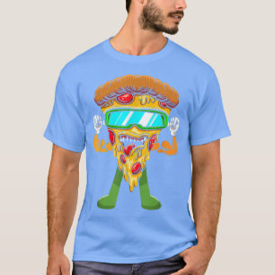 Camiseta Bodybuilding Pizza Slice, Malhação Workout Gym Mus