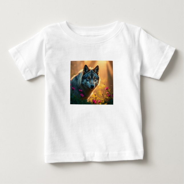 Camiseta Bodys para bebês  (Frente)