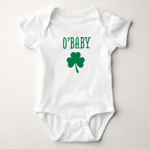 Camiseta Bodysuit afortunado do encanto do bebê do dia de