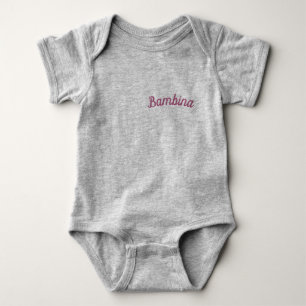 Camiseta Bodysuit de Mammaprada de Bambina/de "bebé",