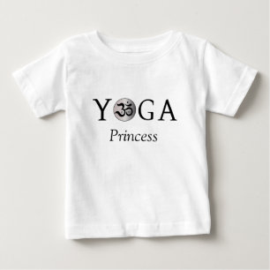 Camiseta Bodysuit de tutu de bebê princesa de yoga yogi fof
