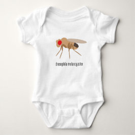 Camiseta Bodysuit do bebê da drosófila