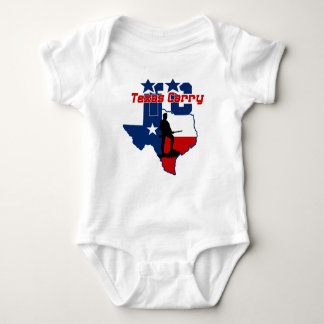 Camiseta Bodysuit do bebê do carregar de Texas