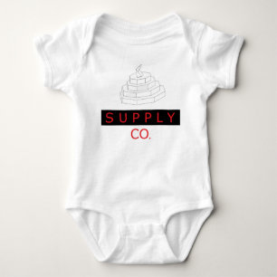 Camiseta Bodysuit do bebê do Co. da fonte do "diamante"