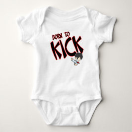 Camiseta Bodysuit do bebê - nascer a retroceder