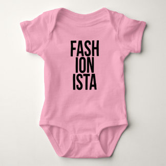 Camiseta Bodysuit do Fashionista do bebê