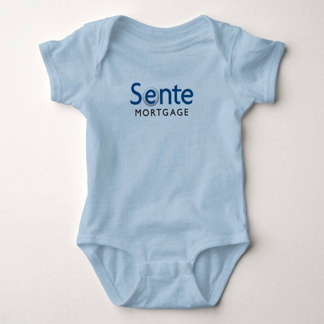 Camiseta Bodysuit do jérsei do bebê do Sente (Frente)