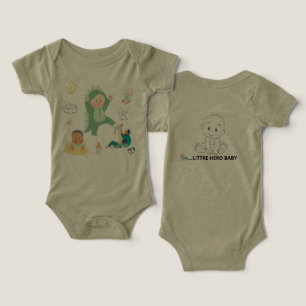 Camiseta Bodysuit Fofo e Macio para Bebê – Bella+Canvas Tri