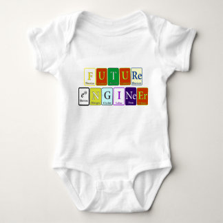 Camiseta Bodysuit futuro do bebê do engenheiro (creeper)