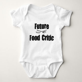 Camiseta Bodysuit futuro do jérsei do bebê do crítico da