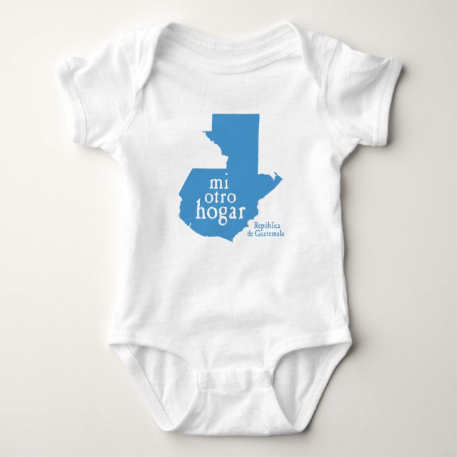 Camiseta Bodysuit GUATEMALA do jérsei do bebê (Frente)