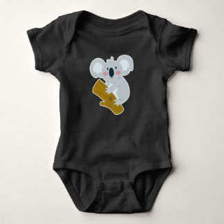 Camiseta Bodysuit legal do bebê do Koala