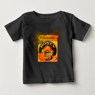 Camiseta Bodysuit orgânico do bebê da flor alaranjada do