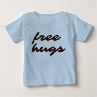 Camiseta Bodysuit orgânico do bebê dos abraços livres