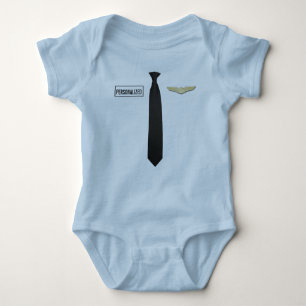 Camiseta Bodysuit piloto personalizado, roupa da aviação
