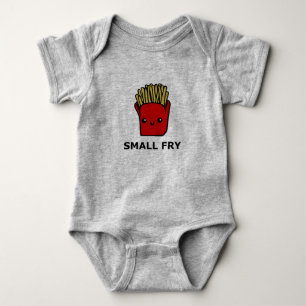 Camiseta Bodysuit saboroso da criança do bebê das batatas