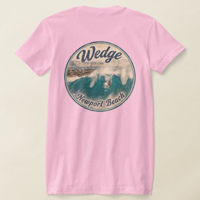 Camiseta Bodysurfing the Wedge (Mulheres)  (Postura das costas)