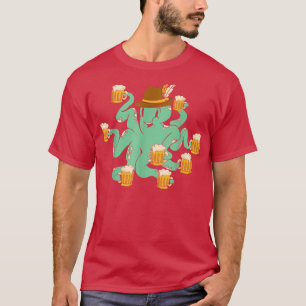 Camiseta Boer alemão Octopus Tentacle Design para Cerveja L