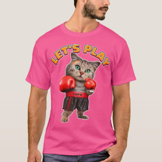 Camiseta Boer Cute Cat Sport Boing Cat Fan Lover
