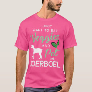 Camiseta Boerboel Funny Vegan Dog Proprietário do Xmas Aniv