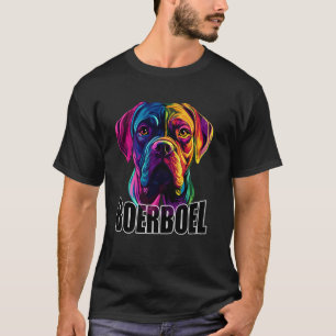 Camiseta Boerboel Puppy Dog Colorida Mães sul-africanas
