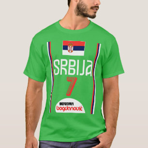 Camiseta Bogdan Bogdanovic Retro Sérvia Ventilador Euro de