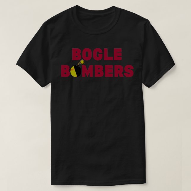 Camiseta Bogle Bombers red Arkansas Softball (Frente do Design)