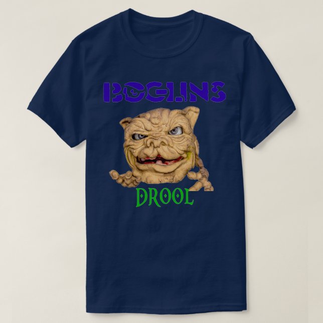 Camiseta Boglins Drool (Frente do Design)