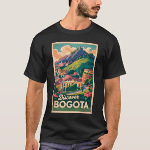 Camiseta Bogota Colombia Viagem Art Vintage