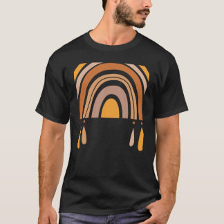 Camiseta Bohemian Rainbow Abstract Boho