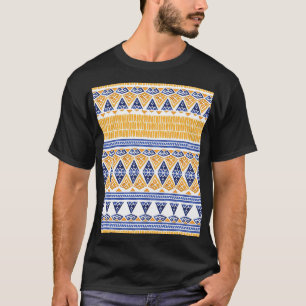 Camiseta Bohemian Watercolor: Padrão Artístico Invisível.