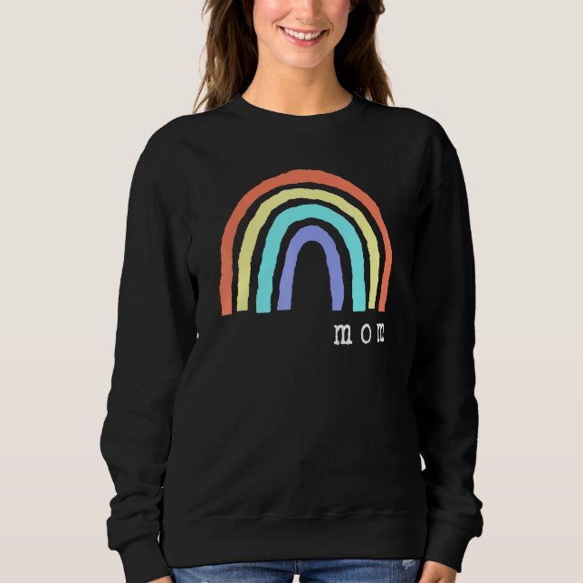 Camiseta Boho Arco-Íris Mãe Orde Lbgtqia (Frente)